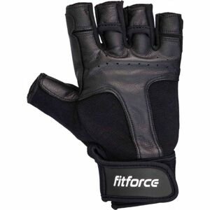 Fitforce BURIAL Fitness rukavice, černá, velikost L