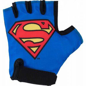 Warner Bros SUPERMAN Dětské cyklistické rukavice, modrá, velikost 8