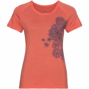 Odlo WOMEN'S T-SHIRT CREW NECK S/S CONCORD Dámské tričko, oranžová, velikost XS