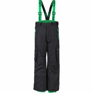 Lewro HRISCO Dětské snowboardové kalhoty, černá, velikost 164-170