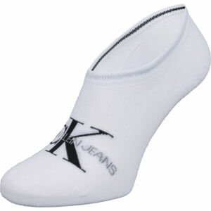 Calvin Klein WOMEN LINER 1P JEANS LOGO BROOKLYN Dámské ponožky, bílá, velikost