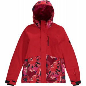O'Neill CORAL Dívčí lyžařská/snowboardová bunda, červená, veľkosť 116
