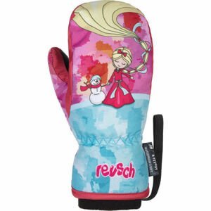 Reusch FRANCI R-TEX XT MITTEN Dětské zimní rukavice, růžová, velikost 4