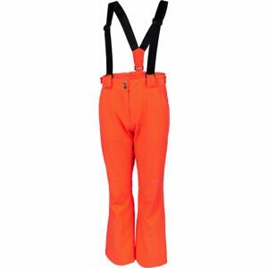 ALPINE PRO Dámské lyžařské kalhoty Dámské lyžařské kalhoty, oranžová, velikost XS