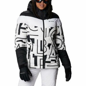 Columbia ABBOTT PEAK INSULATED JACKET Dámská zateplená lyžařská bunda, bílá, velikost M
