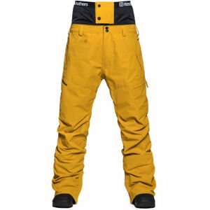 Horsefeathers CHARGER EIKI PANTS Pánské lyžařské/snowboardové kalhoty, žlutá, velikost S