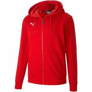 Puma TEAMGOAL 23 CASUALS HOODED JACKET Pánská tréninková mikina, červená, velikost L