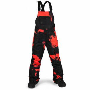 Volcom BARKLEY BIB OVERALL Dětské lyžařské kalhoty, černá, velikost S