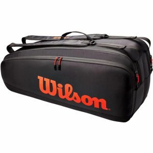 Wilson TOUR 6 Tenisová taška, černá, veľkosť UNI