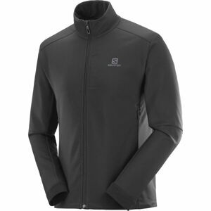 Salomon AGILE SOFTSHELL JKT M Pánská softshellová bunda, černá, velikost L