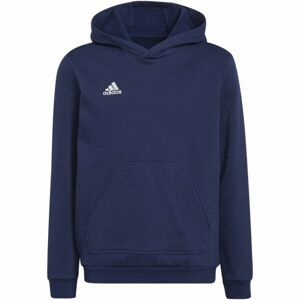 adidas ENT22 HOODY Y Juniorská fotbalová mikina, tmavě modrá, velikost 128