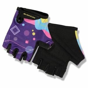 Arcore LUKE Dívčí cyklistické rukavice, fialová, velikost 10