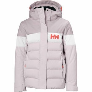Helly Hansen JR DIAMOND JACKET Dívčí lyžařská bunda, růžová, velikost 10