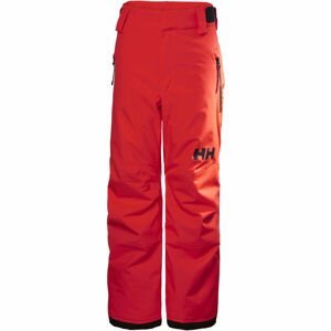 Helly Hansen JR LEGENDARY PANT Dětské lyžařské kalhoty, červená, velikost 10
