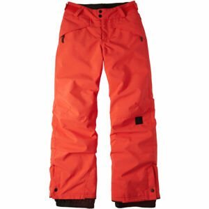 O'Neill ANVIL Chlapecké snowboardové/lyžařské kalhoty, červená, velikost