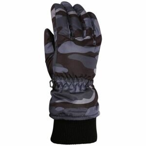 Lewro UNITY Dětské zimní rukavice, tmavě šedá, velikost 4-7
