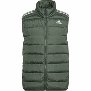 adidas ESSENTIALS VEST Pánská vesta, tmavě zelená, veľkosť XXL