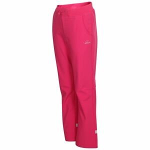Lewro CARNOLO Dívčí softshellové kalhoty, růžová, velikost 116-122