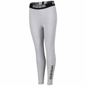 Napapijri M-BOX LEGGINGS 3 Dámské legíny, šedá, velikost