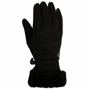 Willard ENLIA Dámské prstové rukavice, černá, velikost L