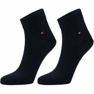 Tommy Hilfiger MEN QUARTER 2P Pánské ponožky, tmavě modrá, velikost 39-42