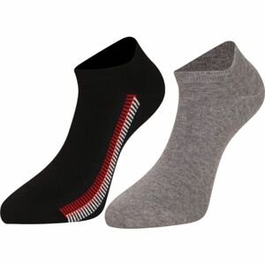Tommy Hilfiger MEN SNEAKER 2P GLOBAL RIBBON Pánské ponožky, šedá, veľkosť 39-41