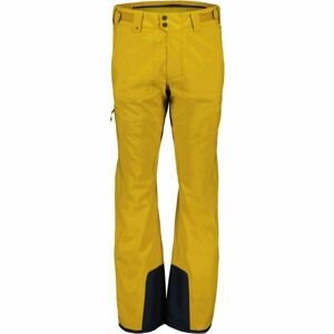 Scott ULTIMATE DRYO 10 Pánské lyžařské kalhoty, žlutá, velikost S
