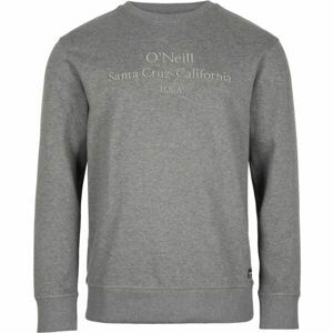 O'Neill PIQUE CREW SWEATSHIRT Pánská mikina, šedá, velikost L