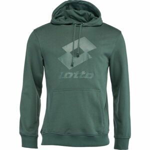 Lotto SMART IV HOODIE Pánská mikina, tmavě zelená, velikost