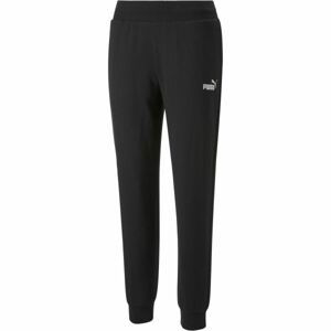 Puma ESS+METALLIC PANTS FL Dámské tepláky, černá, velikost S