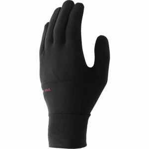 4F GLOVES CAS UNI Unisex pletené rukavice, černá, velikost