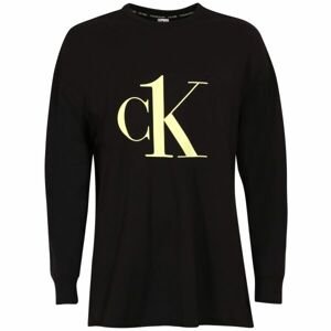 Calvin Klein CK1 COTTON LW NEW-L/S SWEATSHIRT Dámská mikina, černá, velikost