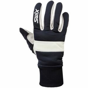Swix CROSS Dámské rukavice na běžecké lyžovaní, tmavě modrá, velikost 7