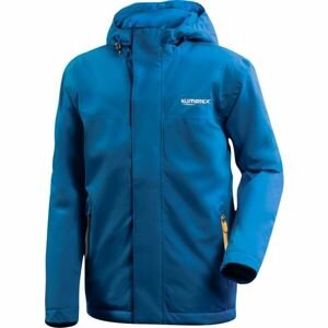 Klimatex FISTANA Dětská outdoorová bunda s kapucí, modrá, velikost