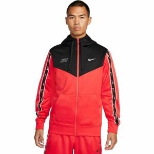 Nike SPORTSWEAR REPEAT SWOOSH Pánská mikina, červená, veľkosť XXL