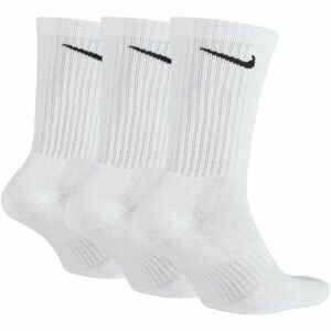Nike EVERYDAY CUSH CREW 3PR U Ponožky, bílá, velikost L