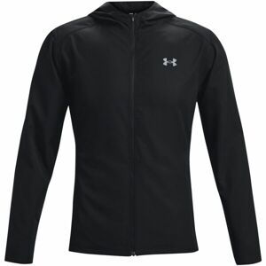 Under Armour STORM RUN HOODED JACKET Pánská běžecká bunda, černá, velikost XL