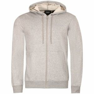 Calvin Klein ZIP THROUGH HOODY Pánská mikina, šedá, velikost M