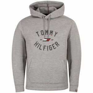 Tommy Hilfiger VARSITY GRAPHIC HOODY Pánská mikina, šedá, velikost XXL