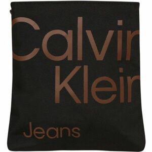 Calvin Klein SPORT ESSENTIALS FLATPACK18 AOP Taška přes rameno, černá, velikost UNI