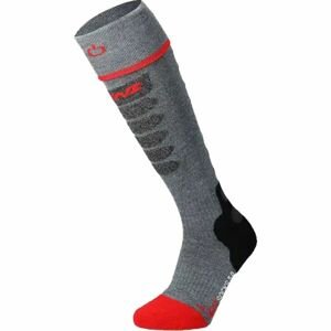 Lenz HEAT SOCK 5.1 TOE CAP SLIM Vyhřívané ponožky, šedá, veľkosť 31-34