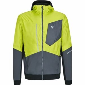Ziener NIKOLO Pánská funkční bunda na běžky a skialpy, reflexní neon, velikost 50