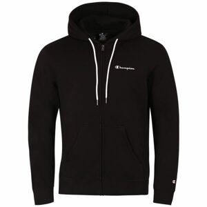 Champion FZ HOODED SWEATSHIRT Pánská mikina, černá, velikost