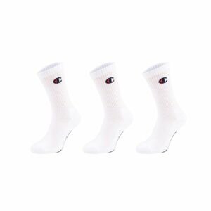 Champion 3PK CREW SOCKS Unisexové ponožky, bílá, veľkosť 43-46