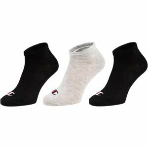 Champion 3PK SNEAKER SOCKS Unisexové ponožky, černá, velikost