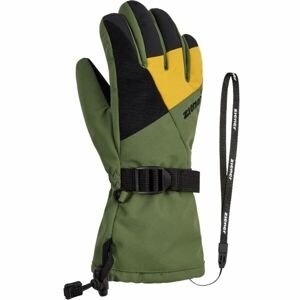 Ziener LANI GTX JR Dětské lyžařské rukavice, tmavě zelená, veľkosť 5