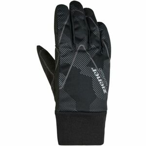 Ziener UNICO JR Dětské běžkařské rukavice, černá, velikost L