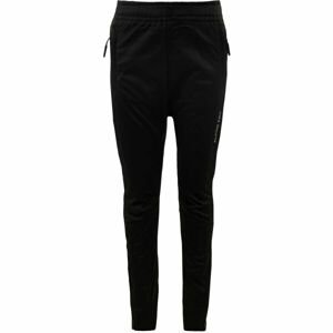 ALPINE PRO HREFO Softshellové kalhoty, černá, velikost 104-110