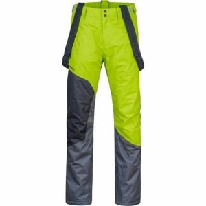 Hannah MENIR Pánské lyžařské kalhoty, reflexní neon, velikost
