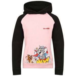 TOM AND JERRY TOM JERRY SMILE HOODIE-B Dětská mikina, růžová, velikost 116-122